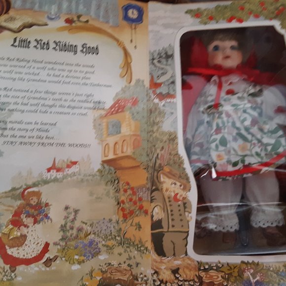 4 - Vintage 1996 Marie Osmond - Story Book Dolls on Metal Stands - Picture 5 of 13